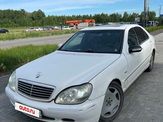 1999 Mercedes-Benz S-Класс 320 IV (W220), белый, 700000 рублей, вид 1