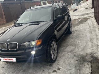 2003 BMW X5 4.4i I (E53), чёрный, 950000 рублей, вид 1