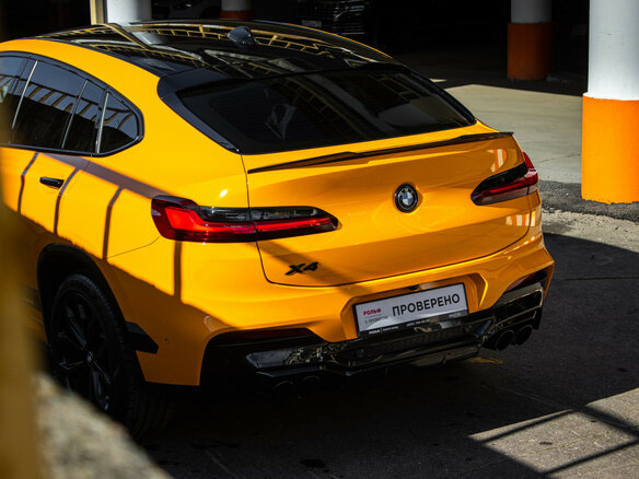 2021 BMW X4 30d II (G02), жёлтый, 4969000 рублей - вид 20