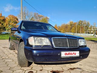 1996 Mercedes-Benz S-Класс 320 III (W140) Рестайлинг, синий, 1100000 рублей, вид 1