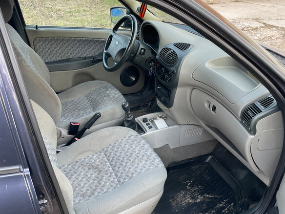 2008 Lada (ВАЗ) Kalina I, синий, 180000 рублей - вид 7