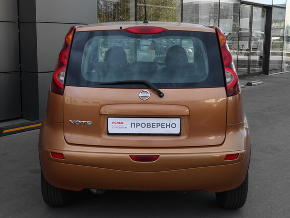 2009 Nissan Note I Рестайлинг, оранжевый - вид 5