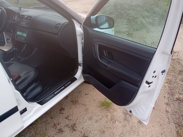 2012 Skoda Fabia II Рестайлинг, белый - вид 13