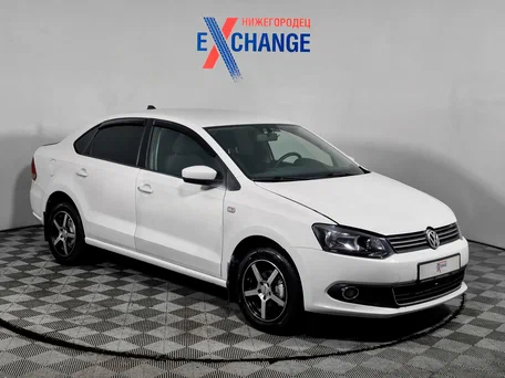2014 Volkswagen Polo V, белый, 639000 рублей, вид 1