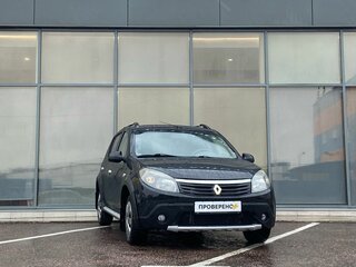 2012 Renault Sandero Stepway I, чёрный, 393000 рублей, вид 2