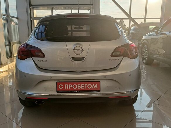 2013 Opel Astra J Рестайлинг, серебристый, 502000 рублей - вид 6