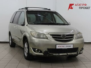 2004 Mazda MPV II (LW) Рестайлинг, бежевый, 240000 рублей, вид 3