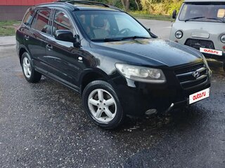 2007 Hyundai Santa Fe II, чёрный, 950000 рублей, вид 2