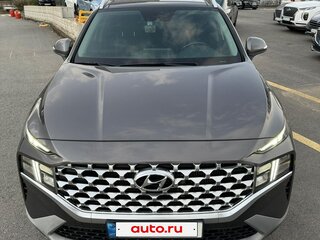 2021 Hyundai Santa Fe IV Рестайлинг, серый, 4300000 рублей, вид 3
