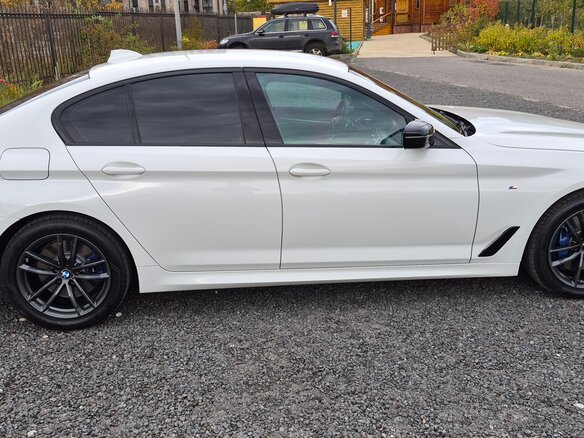 2019 BMW 5 серии 530d xDrive VII (G30/G31/G38), белый - вид 7