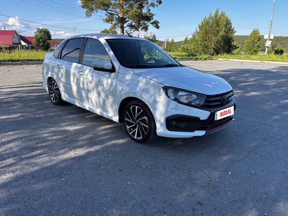 2023 Lada (ВАЗ) Granta Drive Active I Рестайлинг, белый, 1070000 рублей - вид 2