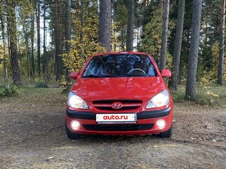 2008 Hyundai Getz I Рестайлинг, красный, 590000 рублей, вид 2
