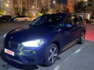 2018 BMW X1 16d sDrive II (F48), синий, 2150000 рублей, вид 2