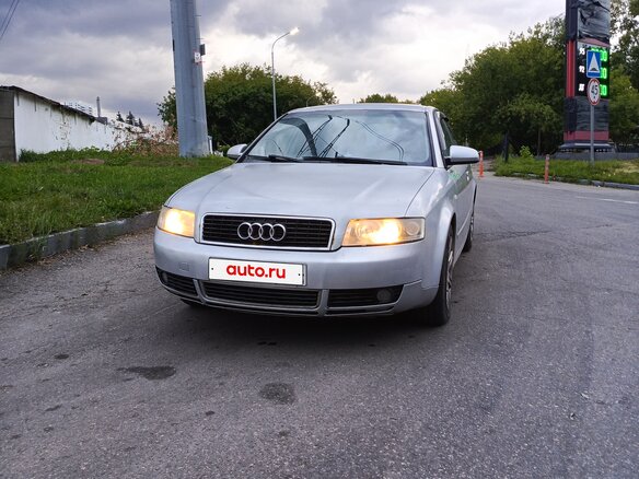 2002 Audi A4 II (B6), серебристый, 620000 рублей - вид 1