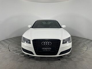 2011 Audi A8 Long III (D4), белый, 2750000 рублей, вид 2