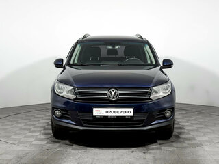 2014 Volkswagen Tiguan I Рестайлинг, синий, 1227000 рублей, вид 2