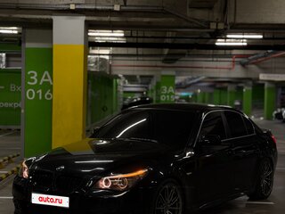 2007 BMW 5 серии 530i V (E60/E61) Рестайлинг, чёрный, 1250000 рублей, вид 3