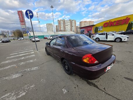 2008 Kia Spectra I Рестайлинг 2, красный, 280000 рублей, вид 3