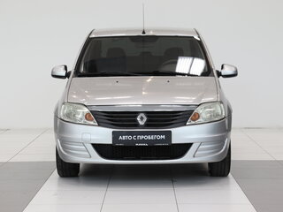 2013 Renault Logan I Рестайлинг, серебристый, 514000 рублей, вид 2