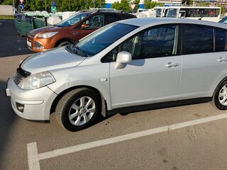 2007 Nissan Tiida I, серебристый, 499000 рублей, вид 3