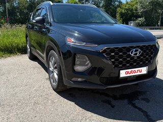 2020 Hyundai Santa Fe IV, чёрный, 3100000 рублей, вид 2