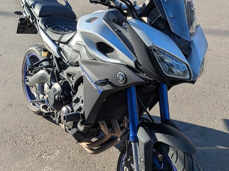 2015 Yamaha MT-09 Tracer (FJ-09), синий, 750000 рублей, вид 2