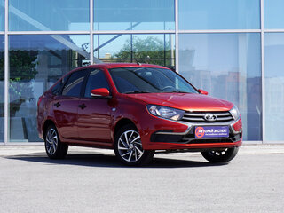 2019 Lada (ВАЗ) Granta I Рестайлинг, красный, 610000 рублей, вид 3