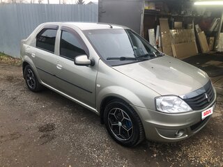 2013 Renault Logan I Рестайлинг, бежевый, 610000 рублей, вид 1