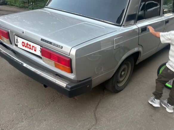 2012 Lada (ВАЗ) 2107, серебристый, 250000 рублей - вид 7