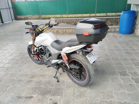 2014 Stels Flame 200, белый, 110000 рублей, вид 4