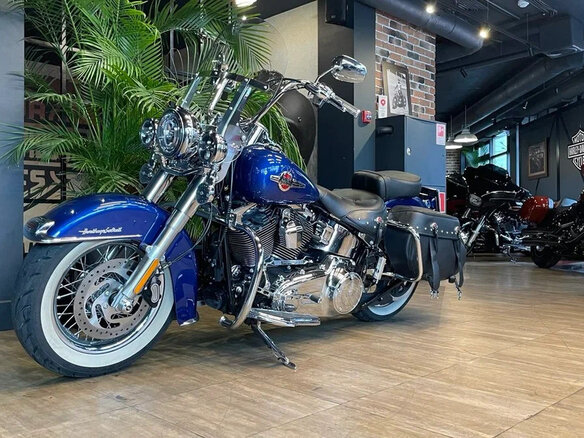 2015 Harley-Davidson Heritage, синий, 1850000 рублей - вид 6
