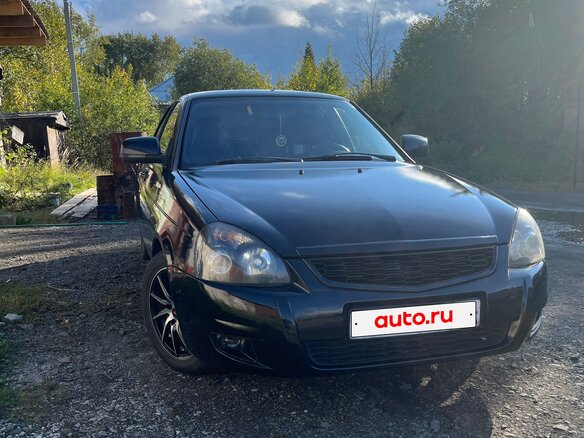 2011 Lada (ВАЗ) Priora I, чёрный - вид 23