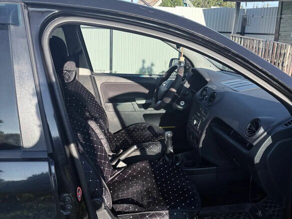2007 Ford Fusion I Рестайлинг, чёрный - вид 3