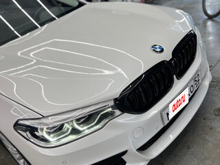 2019 BMW 5 серии 530i xDrive VII (G30/G31/G38), белый, 3880000 рублей, вид 5
