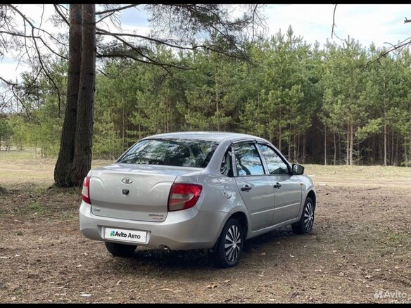 2013 Lada (ВАЗ) Granta I, серебристый, 300000 рублей - вид 7