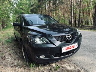 2007 Mazda 3 I (BK) Рестайлинг, чёрный, 465000 рублей, вид 4