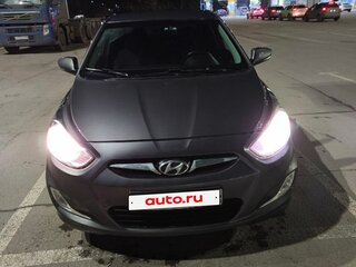 2011 Hyundai Solaris I, чёрный, 550000 рублей, вид 1