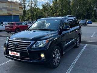 2012 Lexus LX 570 III Рестайлинг, чёрный, 4350000 рублей, вид 2