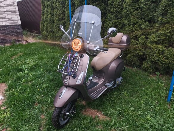 2014 Piaggio Vespa, бежевый, 360000 рублей - вид 1