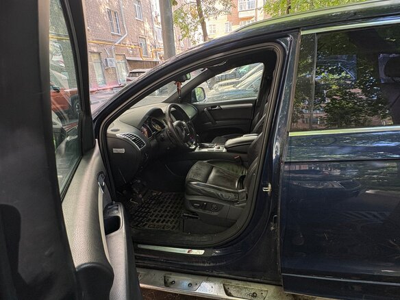 2008 Audi Q7 I (4L), синий, 1450000 рублей - вид 13