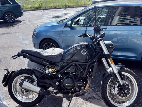 2024 Benelli Leoncino 500 Trail, чёрный, 525000 рублей, вид 3