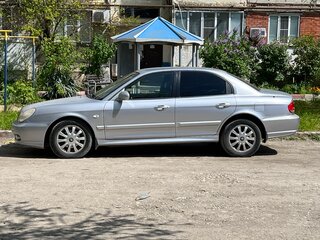 2008 Hyundai Sonata ТагАЗ IV (EF) Рестайлинг, серебристый, 420000 рублей, вид 5