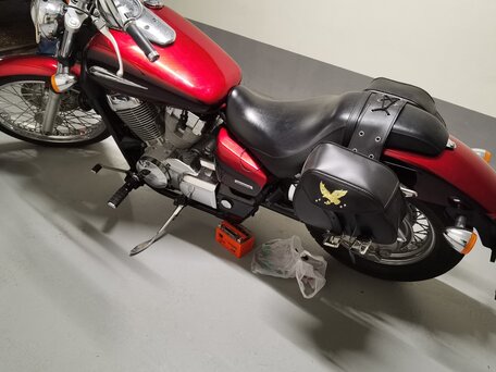 2008 Honda Shadow 400, красный, 470000 рублей, вид 3