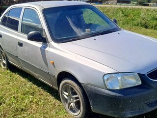 2003 Hyundai Accent ТагАЗ II, серебристый, 180000 рублей, вид 2