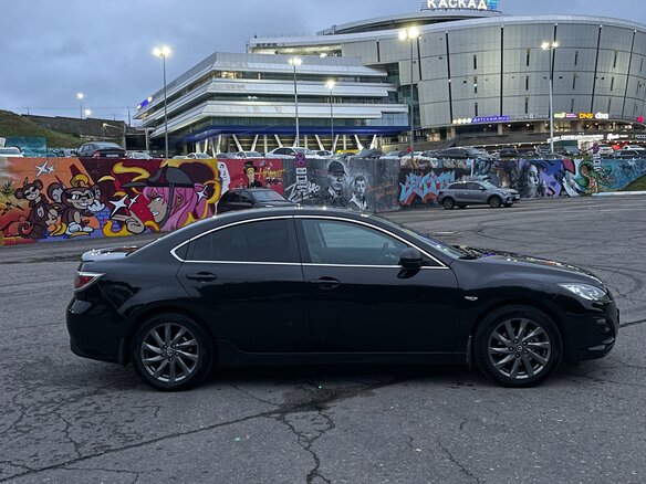 2012 Mazda 6 II (GH) Рестайлинг, чёрный, 1100000 рублей - вид 1