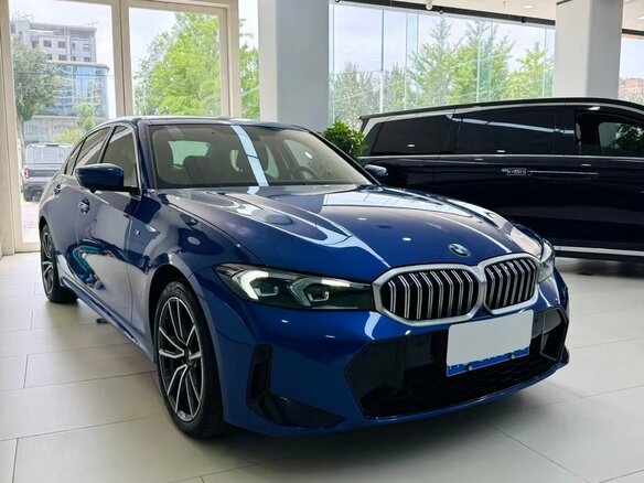 2023 BMW 3 серии Long 320Li VII (G2x) Рестайлинг, синий, 3280000 рублей - вид 2