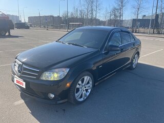2008 Mercedes-Benz C-Класс 280 III (W204), чёрный, 1000000 рублей, вид 3