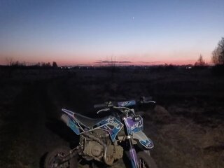 2024 Kayo Mini KMB YX125EM, фиолетовый, 70000 рублей, вид 2