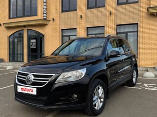 2011 Volkswagen Tiguan I, чёрный, 1350000 рублей, вид 1