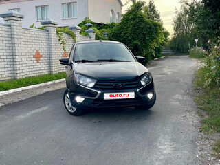 2022 Lada (ВАЗ) Granta I Рестайлинг, чёрный, 510000 рублей, вид 2